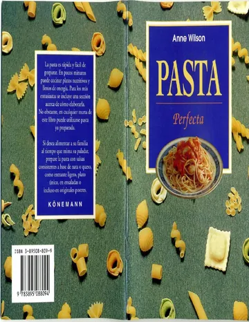 Pasta perfecta de Anne Wilson, portada del libro