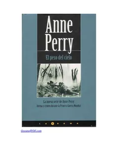 El peso del cielo - Anne Perry