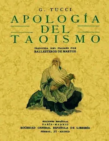 Apología del taoismo de Giusseppe Tucci, portada del libro