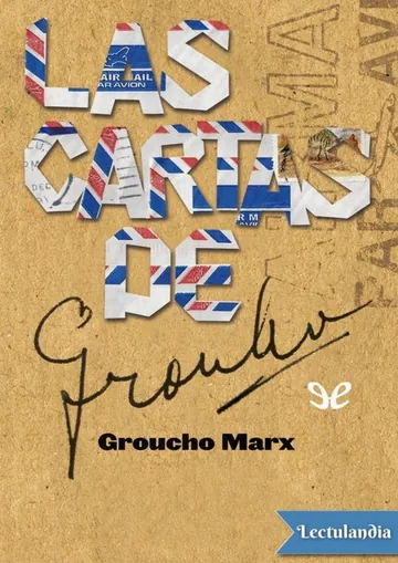 Las cartas de Groucho de Groucho Marx, portada del libro