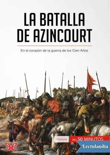 La batalla de Azincourt de Gauthier Godart, portada del libro