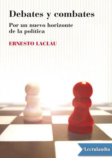 Debates y combates de Ernesto Laclau, portada del libro
