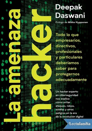 La amenaza hacker de Deepak Daswani, portada del libro