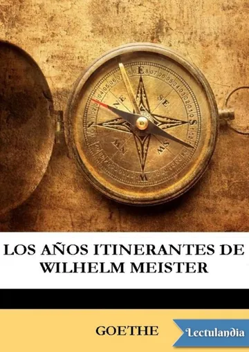 Los años itinerantes de Wilhelm Meister de Johann Wolfgang von Goethe, portada del libro