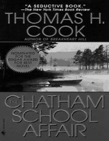 El Misterio de la Laguna Negra de Thomas H Cook, portada del libro