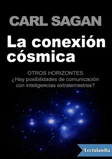 La conexión cósmica de Carl Sagan, portada del libro