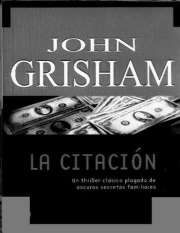 La citacion de John Grisham, portada del libro