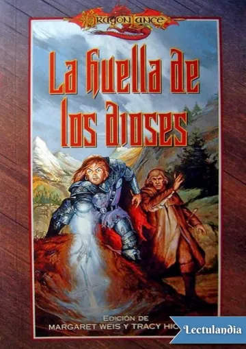 La huella de los dioses de Margaret Weis, portada del libro