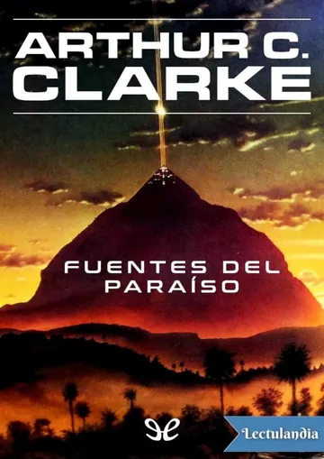 Fuentes del paraíso de Arthur C. Clarke, portada del libro