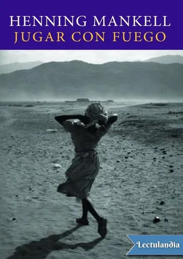 Jugar con fuego de Henning Mankell, portada del libro