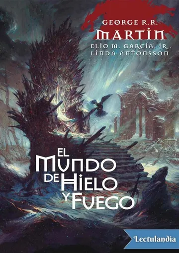 El mundo de hielo y fuego (Trad. España) de George R. R. Martin, portada del libro
