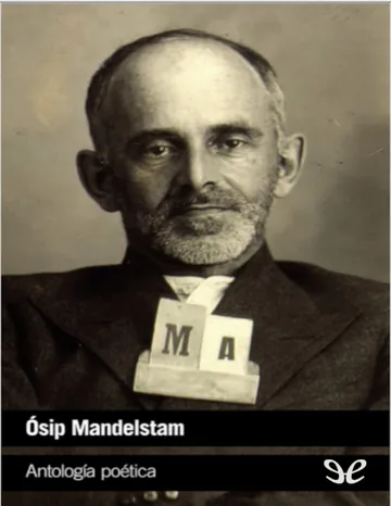 Antología poética de Ósip Mandelstam, portada del libro