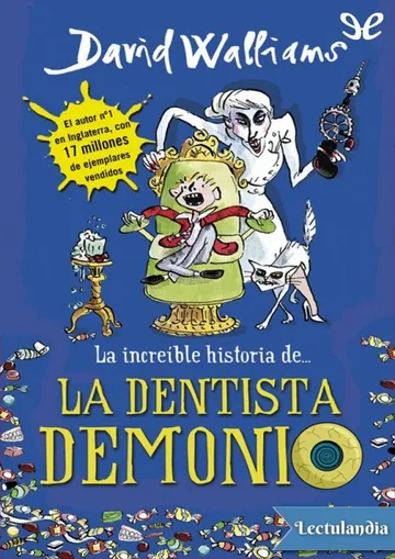 La dentista demonio de David Walliams, portada del libro