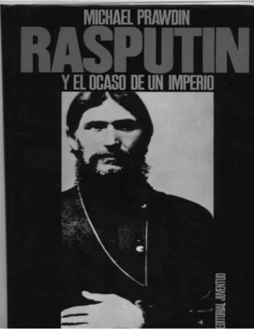 Rasputin y el ocaso de un imperio de Michael Prawdin, portada del libro