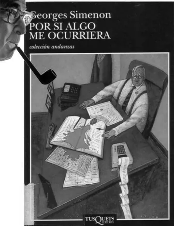 Por si algo me ocurriera de Georges Simenon, portada del libro