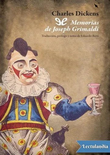Memorias de Joseph Grimaldi de Charles Dickens, portada del libro