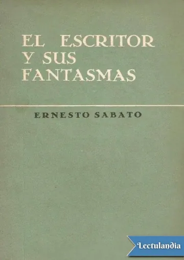 El escritor y sus fantasmas de Ernesto Sabato, portada del libro