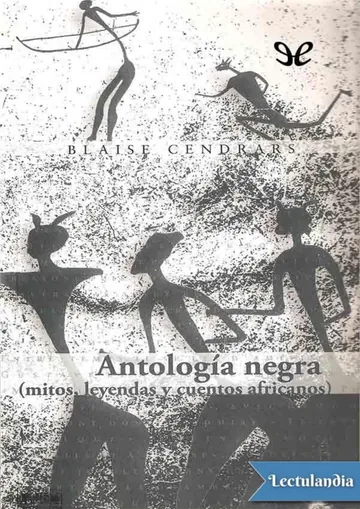 Antología negra de Blaise Cendrars, portada del libro