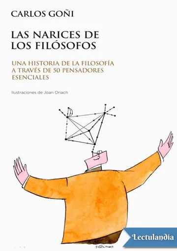 Las narices de los filósofos de Carlos Goni, portada del libro