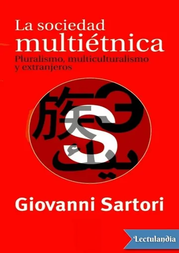 La sociedad multiétnica de Giovanni Sartori, portada del libro