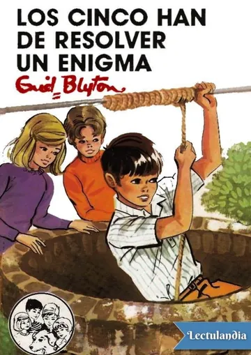 Los Cinco han de resolver un enigma de Enid Blyton, portada del libro