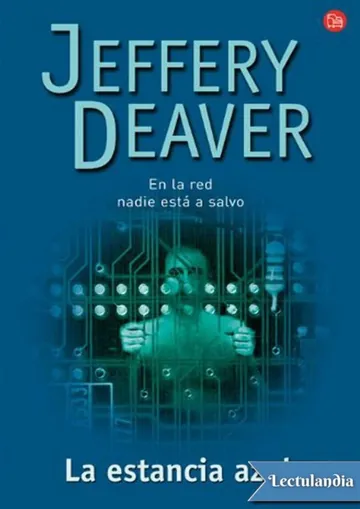 La estancia azul de Jeffery Deaver, portada del libro
