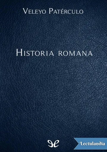 Historia romana de Gayo Veleyo Patérculo, portada del libro