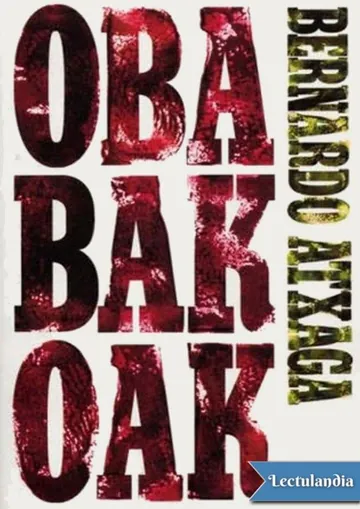Obabakoak de Bernardo Atxaga, portada del libro