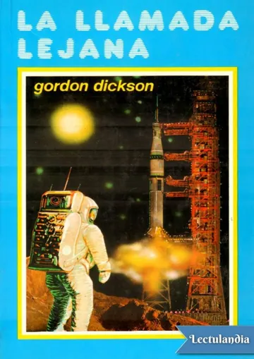 La llamada lejana de Gordon R. Dickson, portada del libro