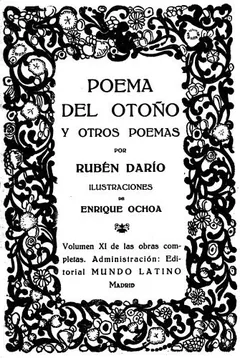 Poema del otoño y otros poemas de Rubén Darío, portada del libro