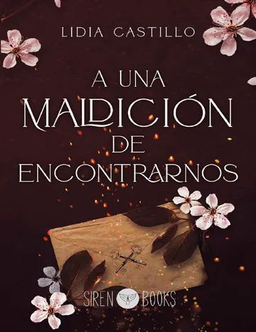 A una maldición de encontrarnos de Lidia Castillo, portada del libro