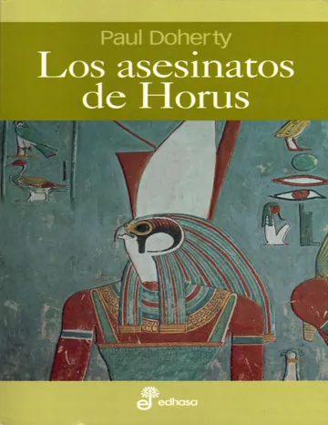 Los asesinatos de Horus de Paul Doherty, portada del libro