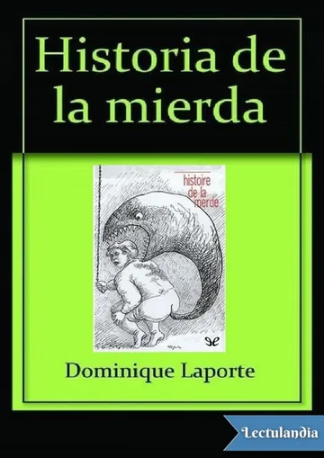 Historia de la mierda de Dominique Laporte, portada del libro