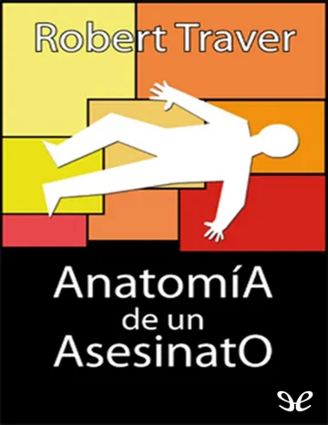 Anatomía de un asesinato de Robert Traver, portada del libro