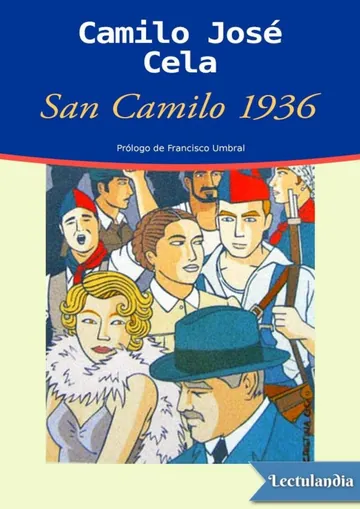 San Camilo 1936 de Camilo José Cela, portada del libro