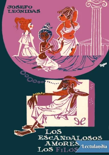 Los escandalosos amores de los filósofos de Josefo Leonidas, portada del libro