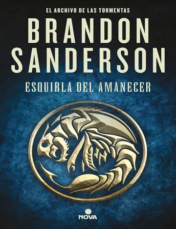 Esquirla del Amanecer de Brandon Sanderson, portada del libro