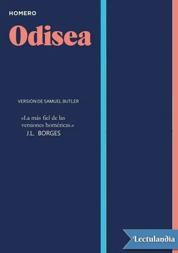 Odisea (versión de Samuel Butler) de Homero, portada del libro