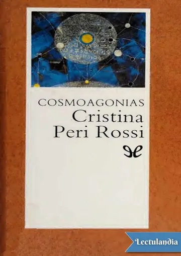 Cosmoagonías de Cristina Peri Rossi, portada del libro