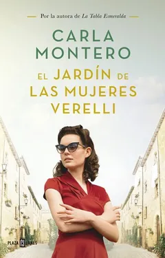 El jardín de las mujeres Verelli de Carla Montero Manglano, portada del libro