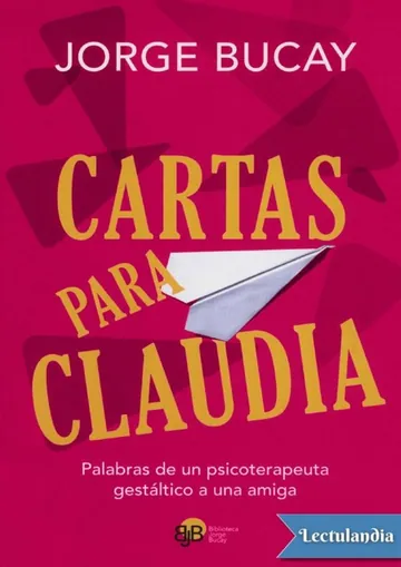 Cartas para Claudia de Jorge Bucay, portada del libro