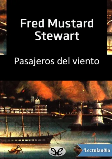 Pasajeros del viento de Fred Mustard Stewart, portada del libro