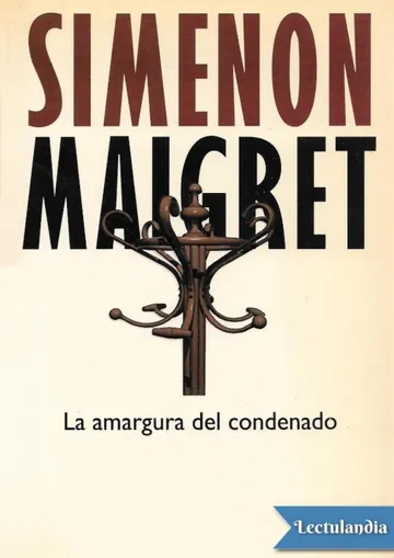 La amargura del condenado de Georges Simenon, portada del libro