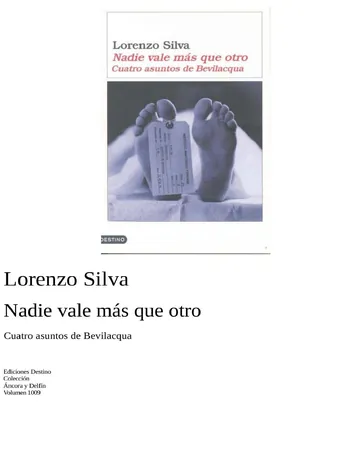 Un asunto rutinario de Lorenzo Silva, portada del libro