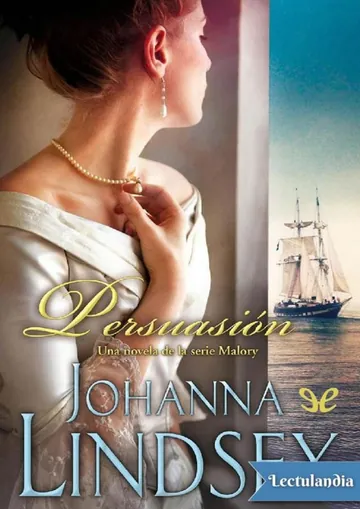 Persuasión de Johanna Lindsey, portada del libro