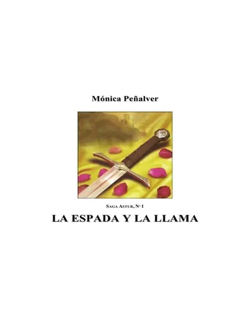 La espada y la llama de Monica Penalver, portada del libro