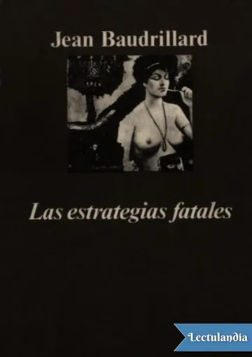 Las estrategias fatales de Jean Baudrillard, portada del libro