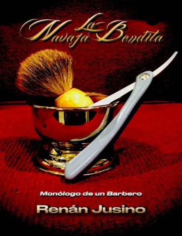 La Navaja Bendita: Monólogo de un Barbero de Renan Jusino, portada del libro