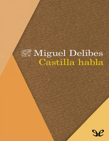 Castilla habla de Miguel Delibes, portada del libro