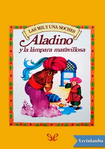 Aladino y la lámpara maravillosa de Anónimo, portada del libro